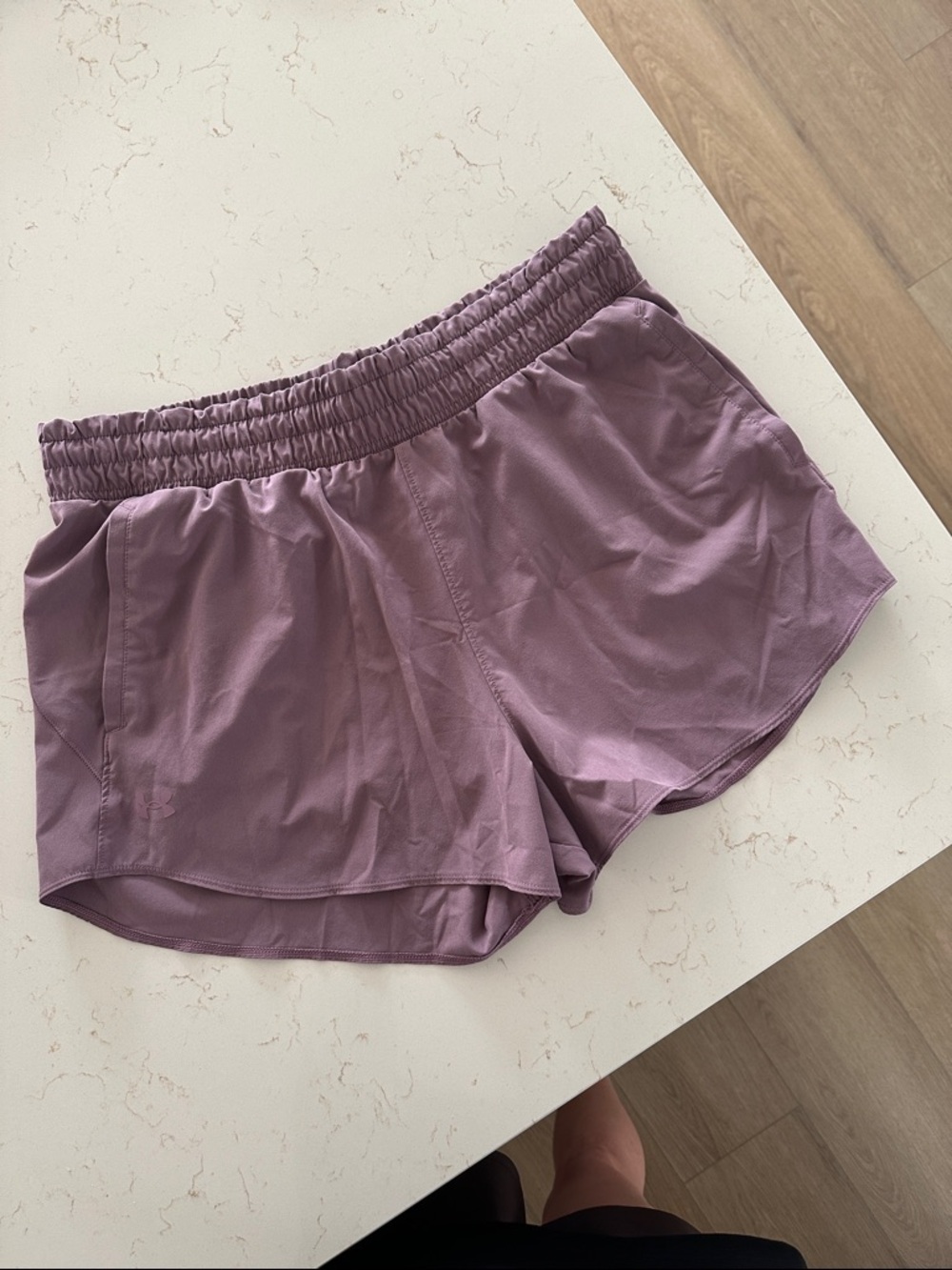 Under Armour Lavender Athletic Running Shorts